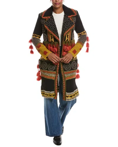L'AGENCE L’AGENCE KADA SUITING CROCHET MIX WOOL-BLEND COAT