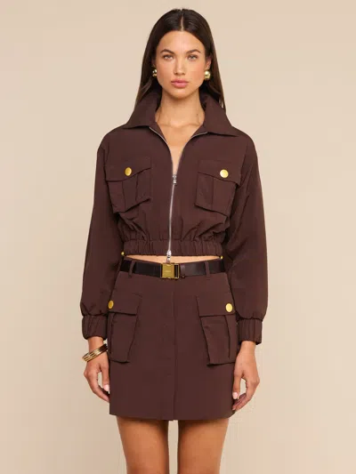L'agence Kade Windbreaker In Brown