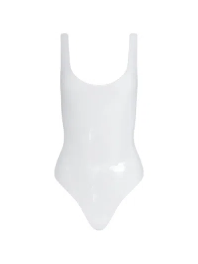 L'agence Kalea Scoop-neck Bodysuit In Neutral