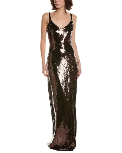 L'agence Karma Long Dress In Black