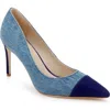 L'agence Kendelle Pump In Light Denim