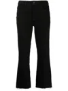 L'agence Black Flared Jeans In Black