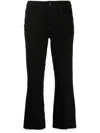 L'agence Black Flared Jeans In Black