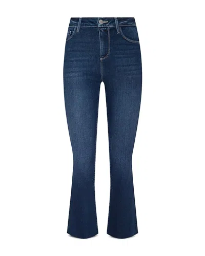 L'agence Kendra High Rise Crop Flared Jeans In Nevada In Blue
