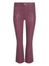 L'agence Kendra High Rise Cropped Flared Jeans In Deep Mauve In Multi