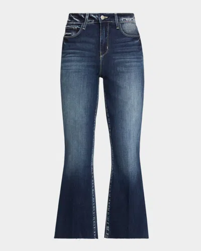 L'agence Kendra High Rise Kick-flare Jeans In Blue