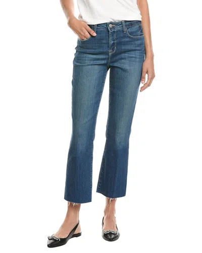 L'agence Kendra High-rise Crop Flare Jean In Blue