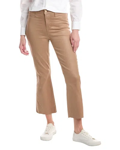 L'agence Kendra High-rise Crop Flare Jean In Brown