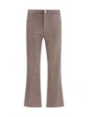 L'agence Kendra Mock Pocket Flared Trousers In Brown