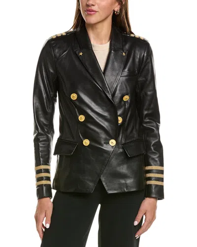 L'agence Kenzie Military Blazer In Black