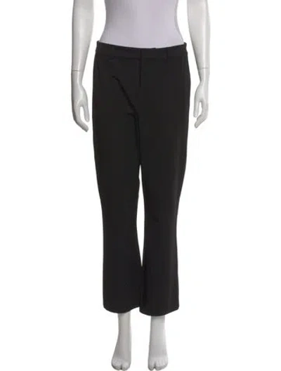 Pre-owned L'agence Ketra Baby Boot Straight Leg Pants In Black