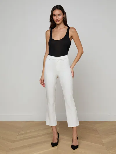 L'agence Ketra Bootcut Trouser In White