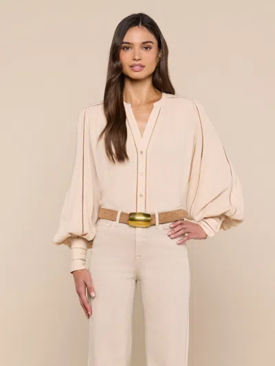 L'agence Kiera Blouse In Brown