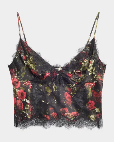 L'agence Kimber Lace Inset Camisole In Multi