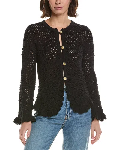 L'agence Kiva Cardigan In Black