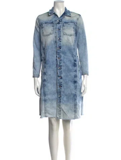 Pre-owned L'agence Knee-length Dress In Blue