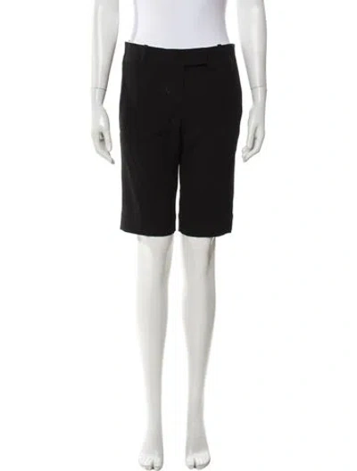 Pre-owned L'agence Knee-length Shorts In Black