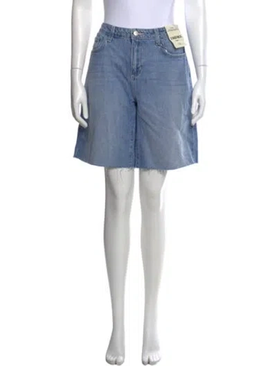 Pre-owned L'agence Knee-length Shorts W/ Tags In Blue