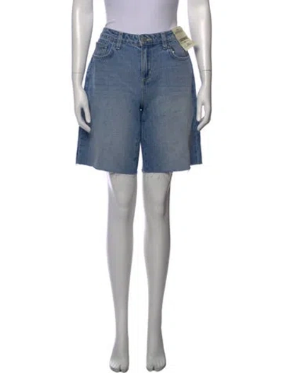 Pre-owned L'agence Knee-length Shorts W/ Tags In Blue