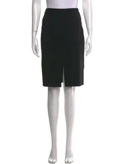 Pre-owned L'agence Knee-length Skirt In Black