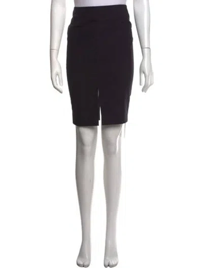 Pre-owned L'agence Knee-length Skirt In Black