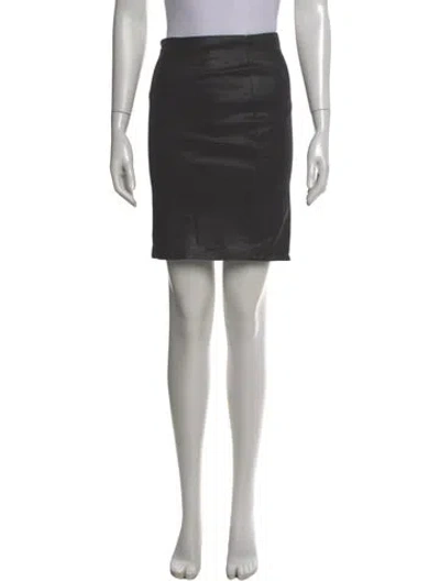 Pre-owned L'agence Knee-length Skirt In Gray