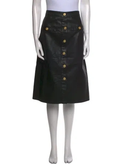 Pre-owned L'agence Knee-length Skirt W/ Tags In Black