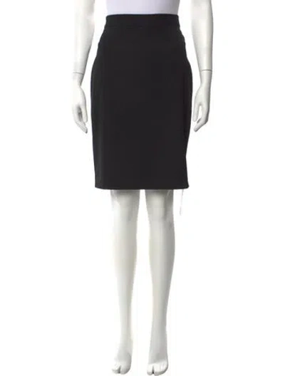 Pre-owned L'agence Knee-length Skirt W/ Tags In Black