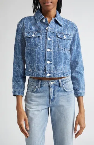 L'AGENCE L'AGENCE KODA CROP DENIM JACKET