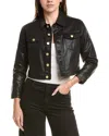 L'agence Koda Crop Jacket In Black