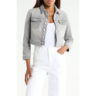L'agence Koda Cropped Jacket In Animal Print