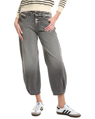 L'agence Krista High-rise Tapered Leg Jean In Gray