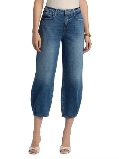 L'agence Krista Tapered Jeans In Paladino In Blue