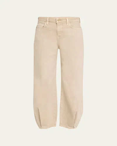L'agence Krista Tapered Jeans In Neutral