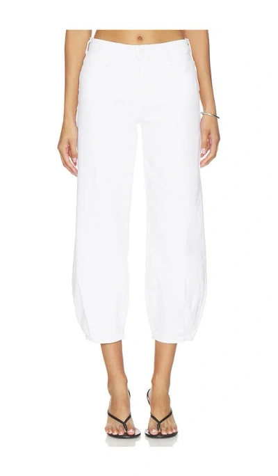 L'agence Krista Tapered Leg Pant In White
