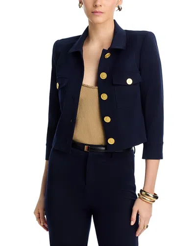 L'AGENCE L'AGENCE KUMI BUTTON FRONT CROP JACKET