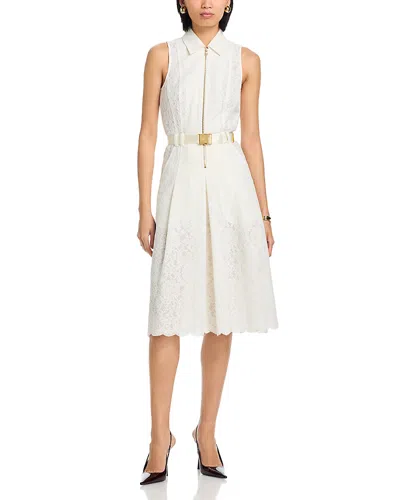 L'agence Kylo Belted Shirtdress In Neutral