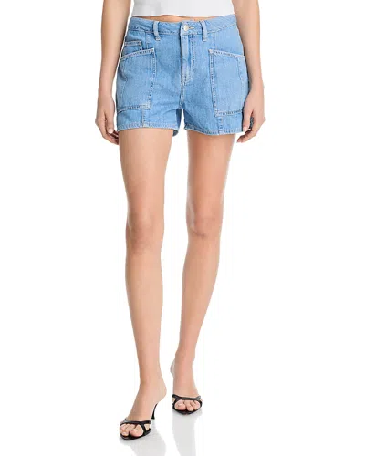 L'agence Kyra High Rise Shorts In Blue