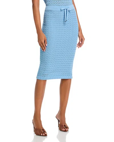 L'AGENCE L'AGENCE LACEN POINTELLE KNIT SKIRT