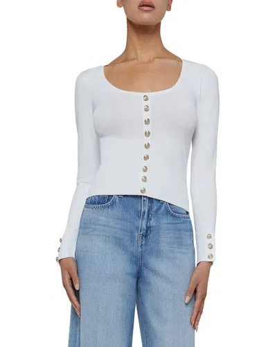 L'agence Lagence Lanetta Topigan In White