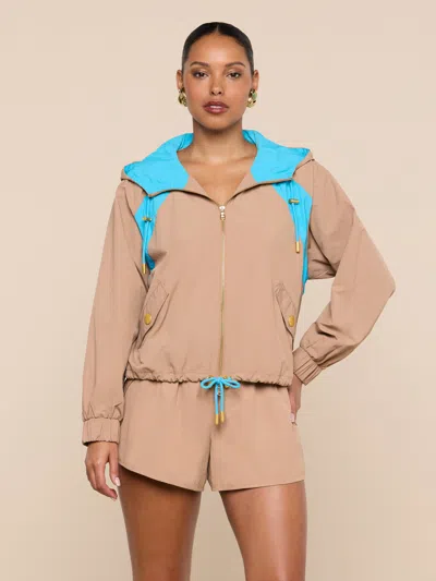 L'agence Lark Windbreaker In Brown