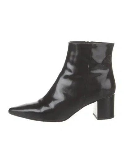 Pre-owned L'agence Leather Boots In Black