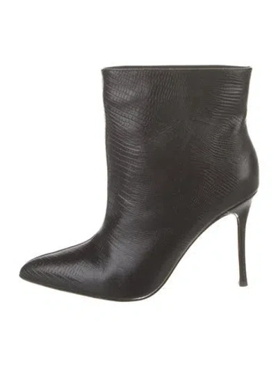 Pre-owned L'agence Leather Boots In Black