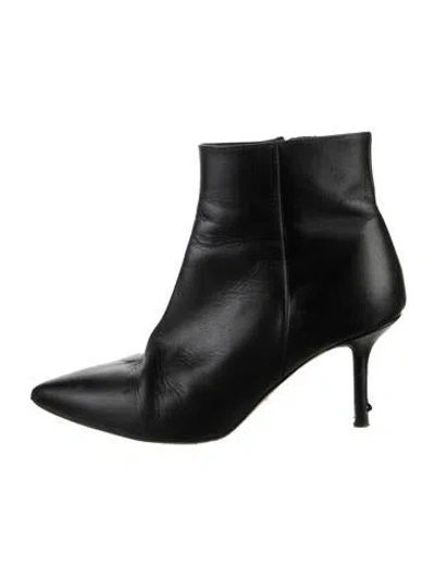 Pre-owned L'agence Leather Boots In Black