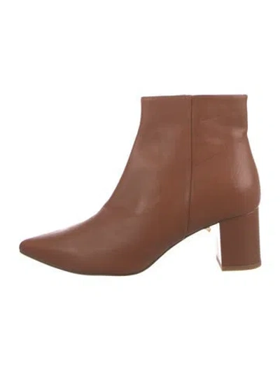 Pre-owned L'agence Leather Boots In Brown