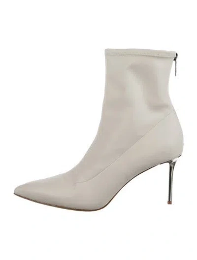 Pre-owned L'agence Leather Boots In White