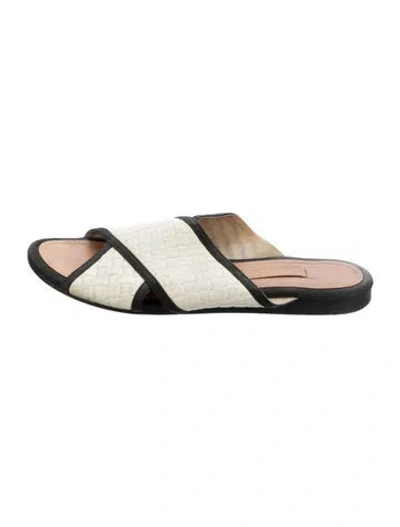 Pre-owned L'agence Leather Patterned Mules In Multicolor