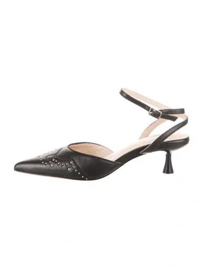 Pre-owned L'agence Leather Pumps In Black