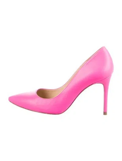 Pre-owned L'agence Leather Pumps In Pink