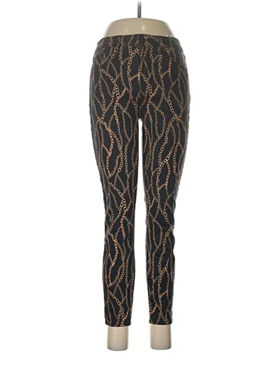 Pre-owned L'agence Leggings In Gold